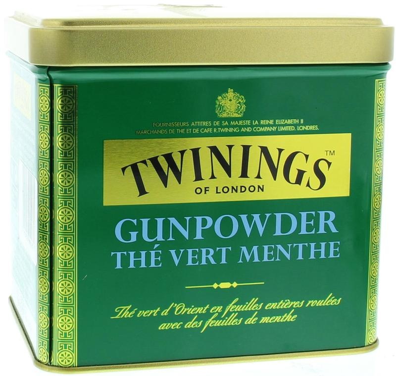 Twinings Gunpowder blik mint (200 Gram)