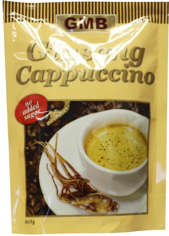 GMB GMB Ginseng cappuccino zonder toegevoegd suiker (8 Sachets)