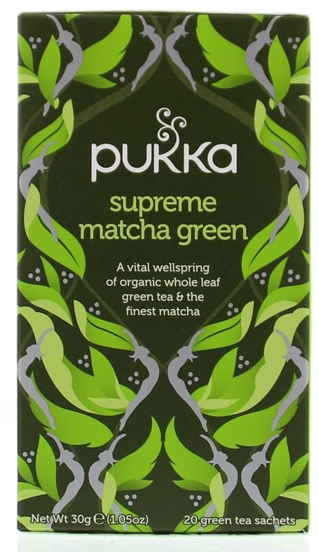 Pukka Org. Teas Pukka Org. Teas Supreme matcha green tea bio (20 Zakjes)