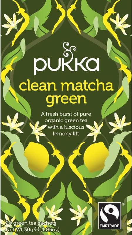 Pukka Org. Teas Pukka Org. Teas Clean matcha green bio (20 Zakjes)