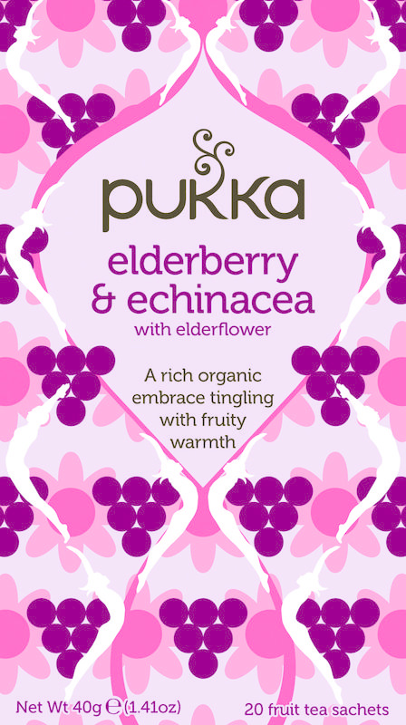 Pukka Org. Teas Pukka Org. Teas Elderberry & echinacea bio (20 Zakjes)