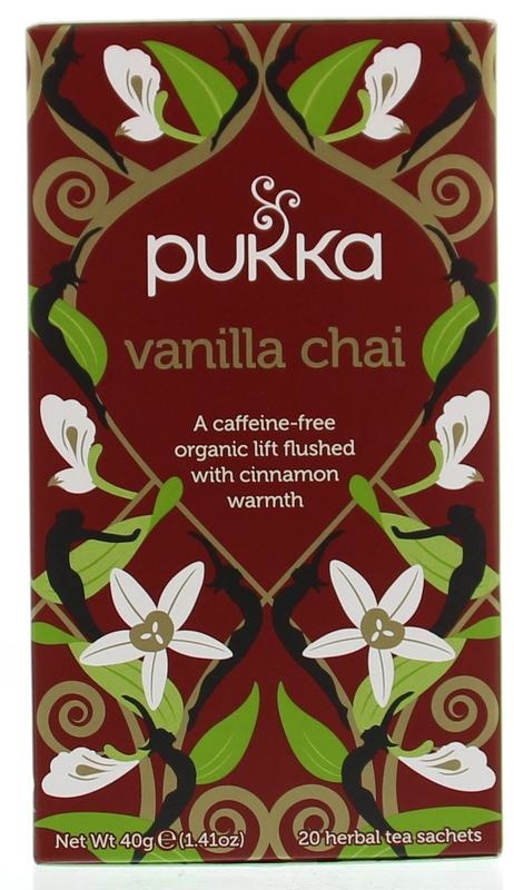 Pukka Org. Teas Pukka Org. Teas Vanille chai tea bio (20 Zakjes)