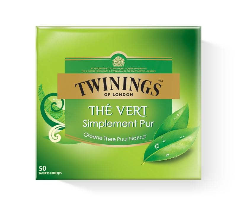 Twinings Twinings Pure green tea (50 Zakjes)