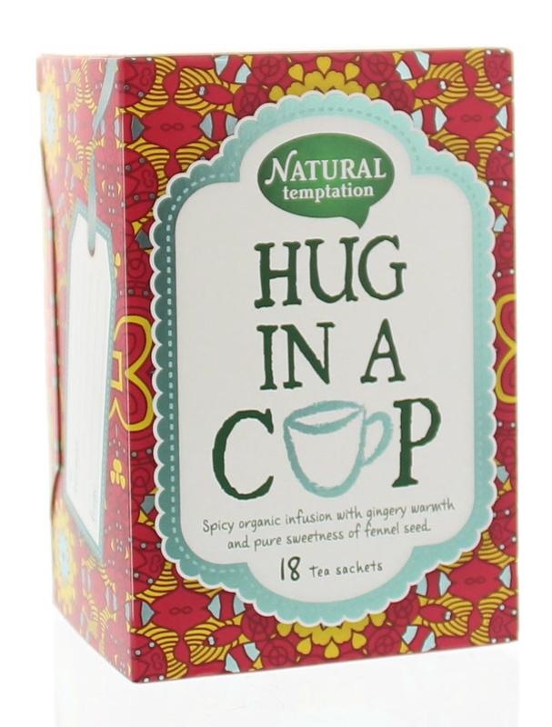 Nat Temptation Nat Temptation Hug in a cup thee eko bio (18 Zakjes)