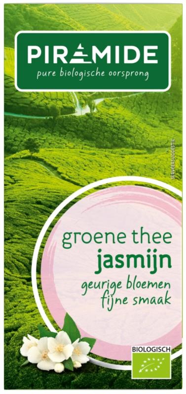 Piramide Piramide Groene thee & jasmijn eko bio (20 Zakjes)