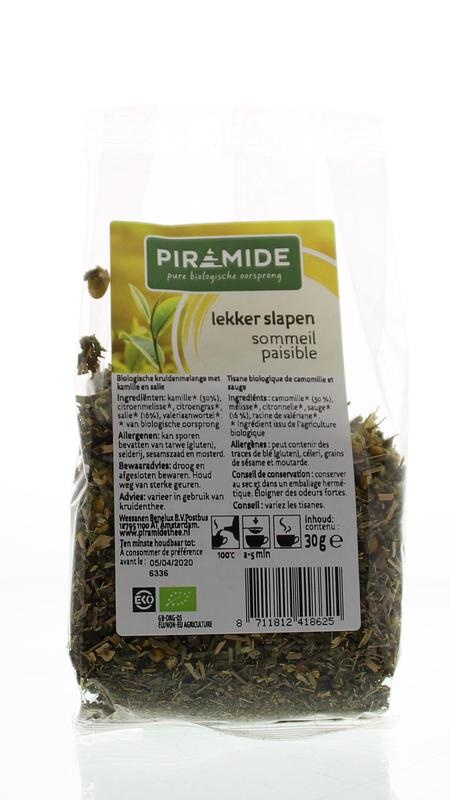 Piramide Piramide Lekker slapen thee bio (30 gr)