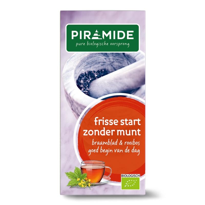 Piramide Piramide Frisse start zonder munt thee bio (20 Zakjes)