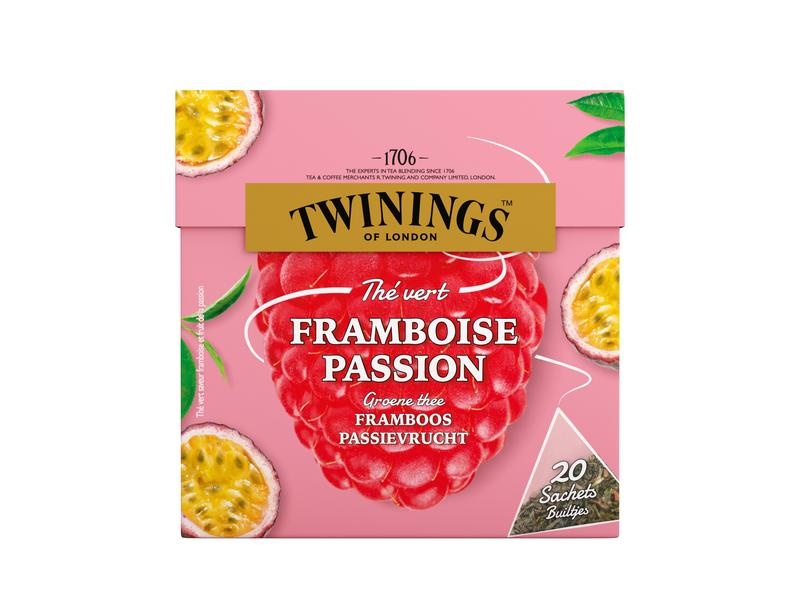 Twinings Twinings Groene thee framboos passievrucht (20 Zakjes)