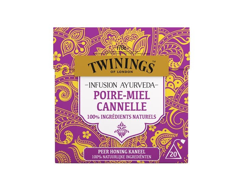 Twinings Peer honing kaneel thee (20 zakjes)