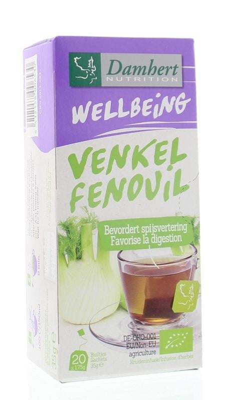 Damhert Damhert Tea time venkelthee bio (20 Zakjes)