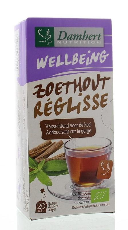 Damhert Damhert Tea time zoethout thee bio (20 Zakjes)