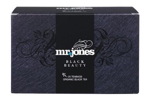 Mr Jones Mr Jones Black beauty zwarte thee bio (20 Zakjes)