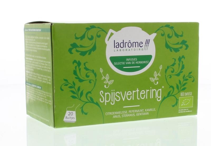 Ladrome Ladrome Spijsvertering kruidenthee 1.5 gr bio (20 Zakjes)