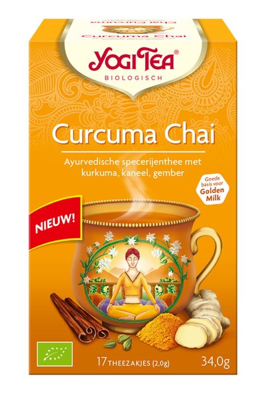 Yogi Tea Yogi Tea Curcuma / turmeric chai tea bio (17 Zakjes)