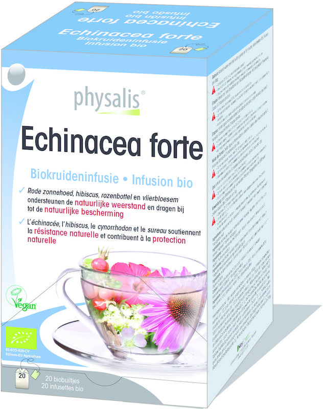 Physalis Physalis Echinacea forte thee bio (20 Zakjes)