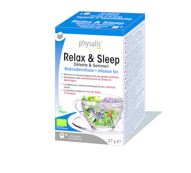 Physalis Relax & sleep thee bio (20 Zakjes)