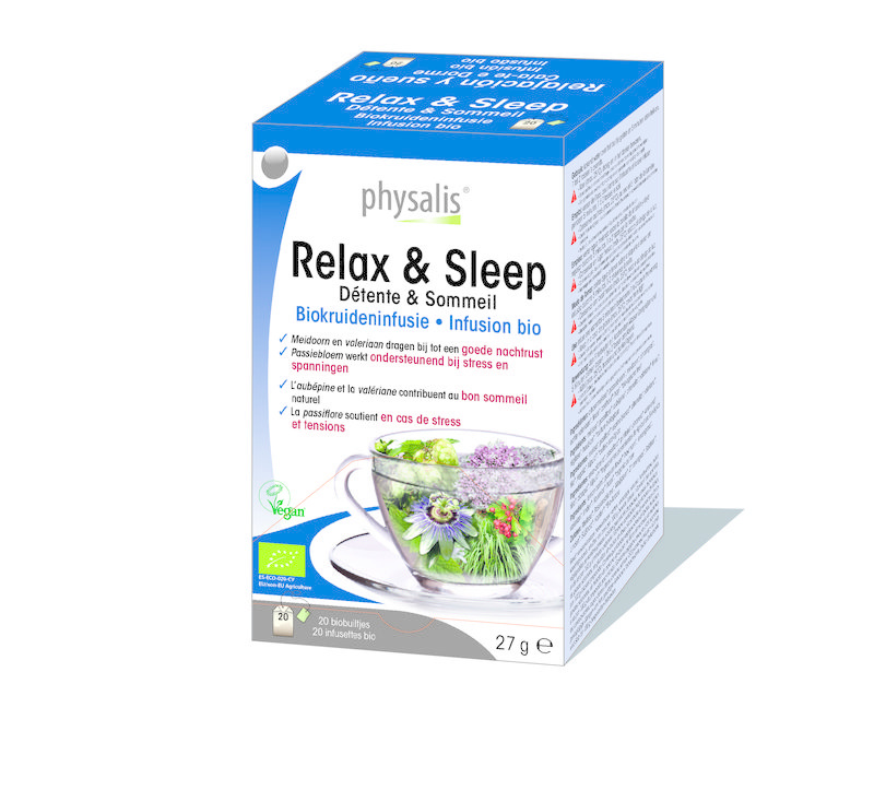 Physalis Physalis Relax & sleep thee bio (20 Zakjes)