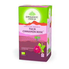 Organic India Tulsi cinnamon rose thee bio (25 Zakjes)