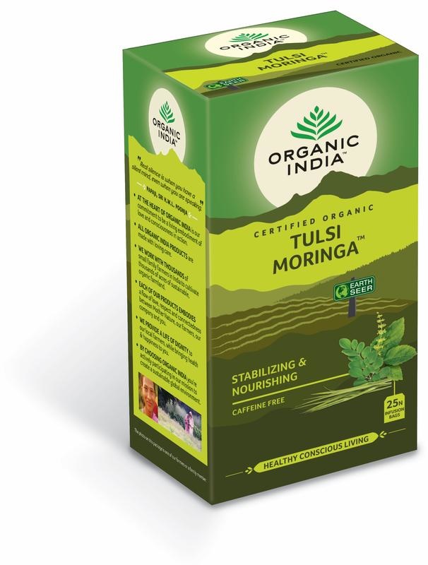 Organic India Organic India Tulsi moringa thee bio (25 Zakjes)