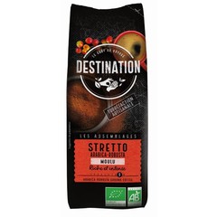 Destination Koffie stretto gemalen bio (250 gr)