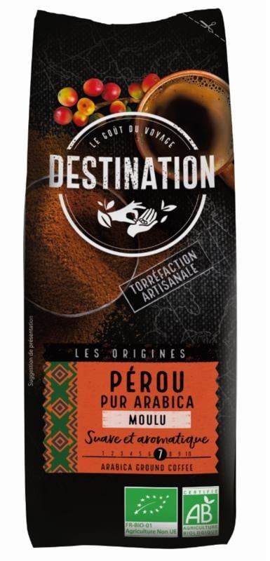 Destination Koffie Peru gemalen (250 gram)