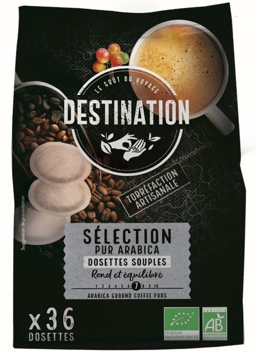 Destination Destination Koffie selection pads bio (36 st)