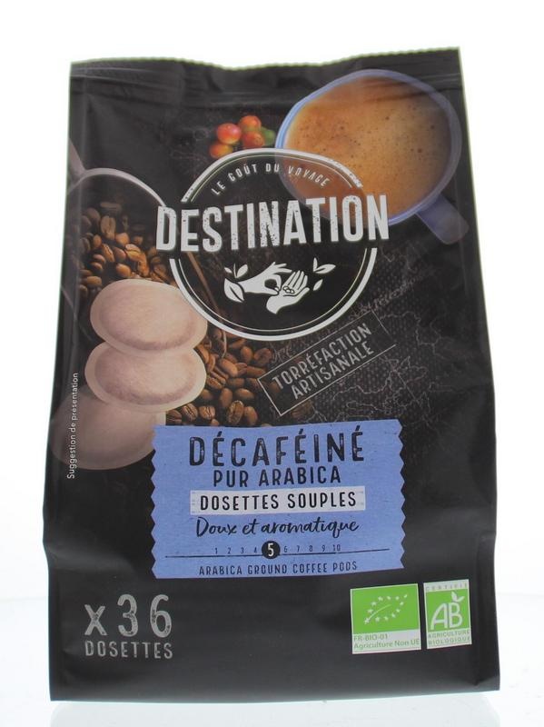 Destination Koffie decaf pads (36 stuks)