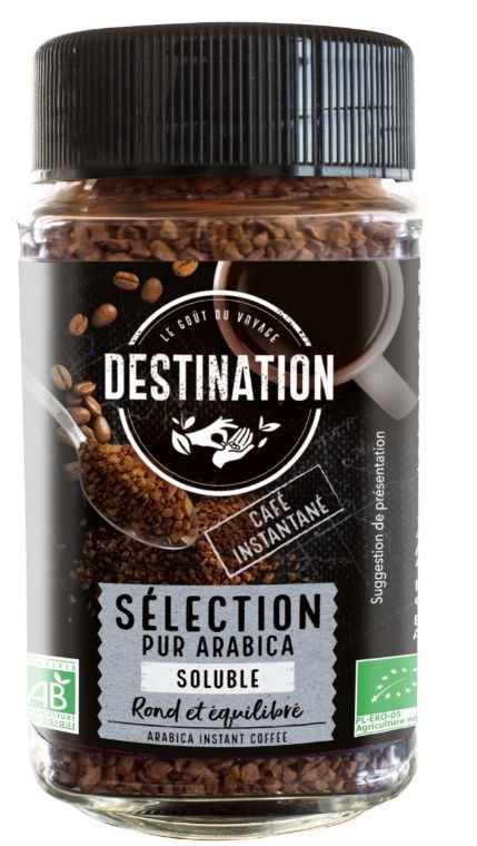 Destination Destination Koffie arabica instant bio (100 gr)