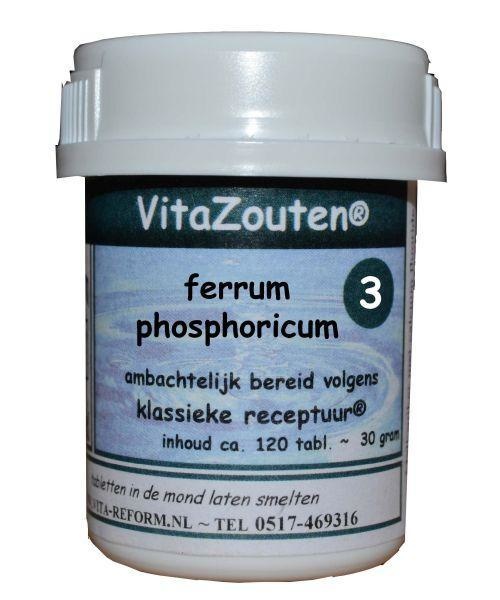 Vitazouten Vitazouten Ferrum phosphoricum VitaZout Nr. 03 (120 tab)