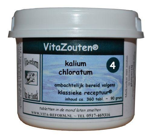 Vitazouten Vitazouten Kalium muriaticum/chloratum VitaZout Nr. 04 (360 tab)