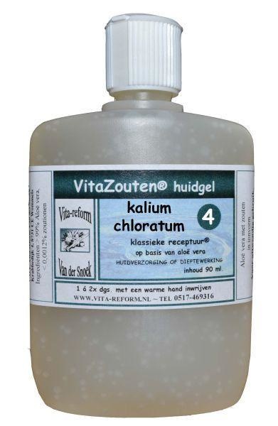 Vitazouten Vitazouten Kalium muriaticum/chloratum huidgel Nr. 04 (90 ml)