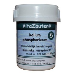 Vitazouten Kalium phosphoricum VitaZout Nr. 05 (120 tab)