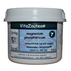 Vitazouten Magnesium phosphoricum VitaZout Nr. 07 (360 tabletten)