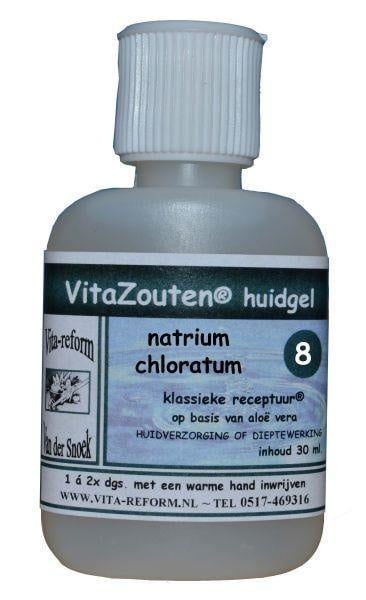 Vitazouten Natrium chloratum/mur. huidgel Nr. 08 (30 ml)