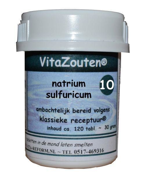 Vitazouten Vitazouten Natrium sulfuricum VitaZout Nr. 10 (120 tab)