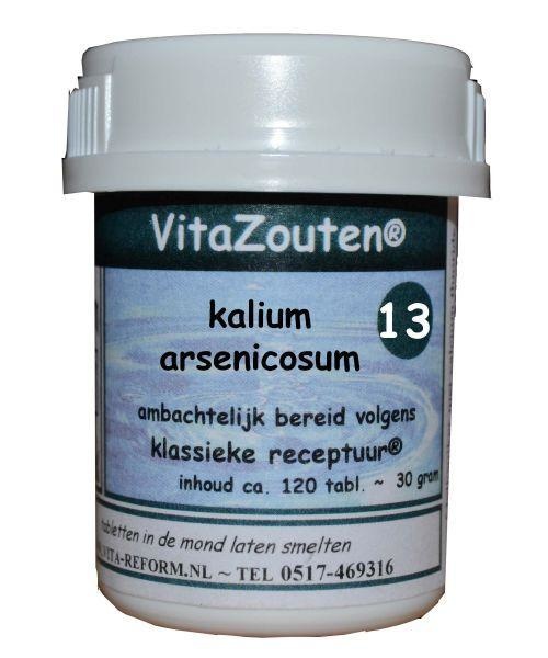 Vitazouten Vitazouten Kalium arsenicosum VitaZout Nr. 13 (120 tab)