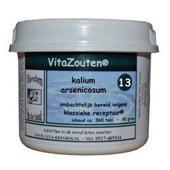 Vitazouten Kalium arsenicosum VitaZout Nr. 13 (360 tab)