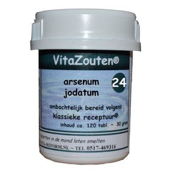 Vitazouten Arsenum jodatum VitaZout Nr. 24 (120 tab)
