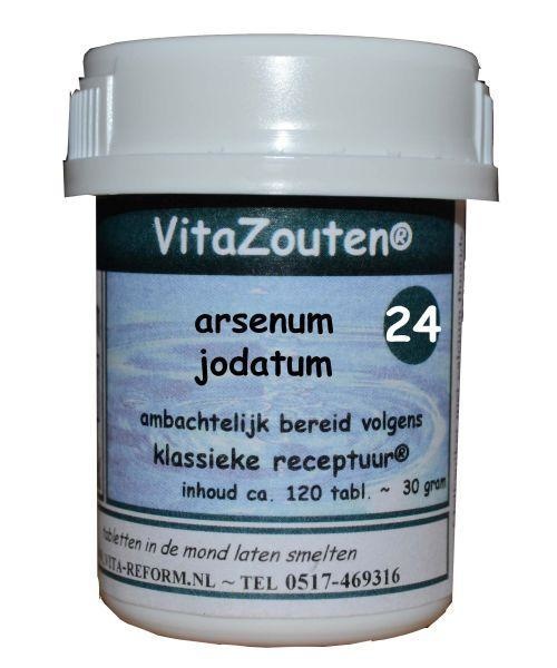 Vitazouten Vitazouten Arsenum jodatum VitaZout Nr. 24 (120 tab)