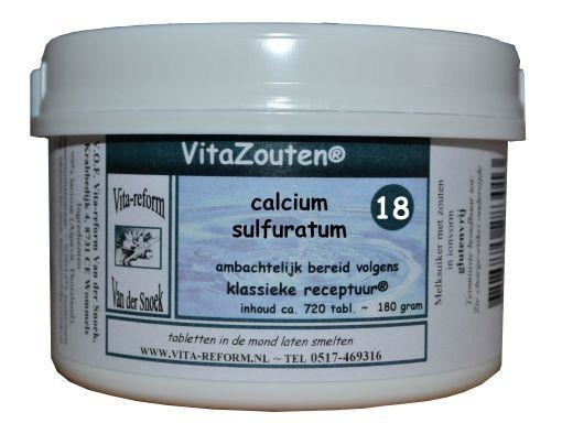 Vitazouten Vitazouten Calcium sulfuratum VitaZout Nr. 18 (720 tab)