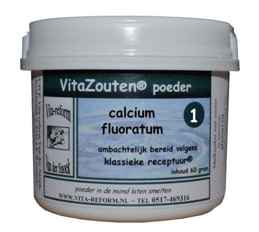 Vitazouten Vitazouten Calcium fluoratum poeder Nr. 01 (60 gr)