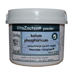 Vitazouten Kalium phosphoricum poeder Nr. 05 (60 gr)