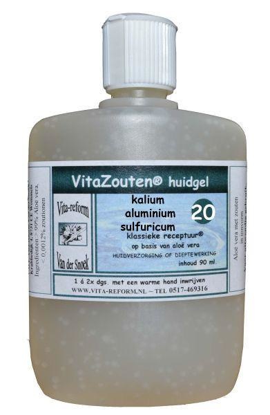 Vitazouten Vitazouten Kalium aluminium sulfuricum huidgel Nr. 20 (90 ml)