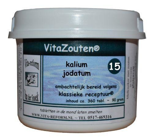 Vitazouten Vitazouten Kalium jodatum VitaZout Nr. 15 (360 tab)