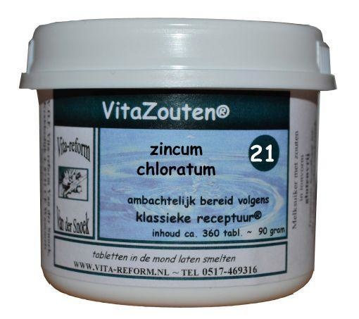 Vitazouten Vitazouten Zincum muriaticum VitaZout Nr.21 (360 tab)