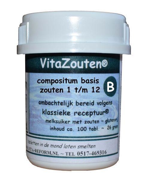 Vitazouten Vitazouten Compositum basis 1 t/m 12 (100 tab)