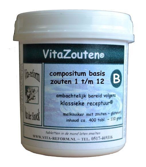 Vitazouten Vitazouten Compositum basis 1 t/m 12 (360 tab)
