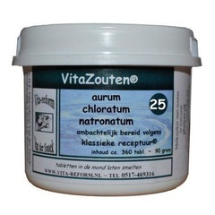 Vitazouten Aurum chlor. natronatum VitaZout Nr. 25 (360 tab)