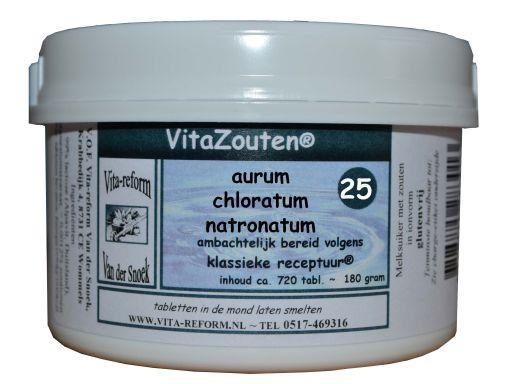 Vitazouten Vitazouten Aurum chlor. natronatum VitaZout Nr. 25 (720 tab)