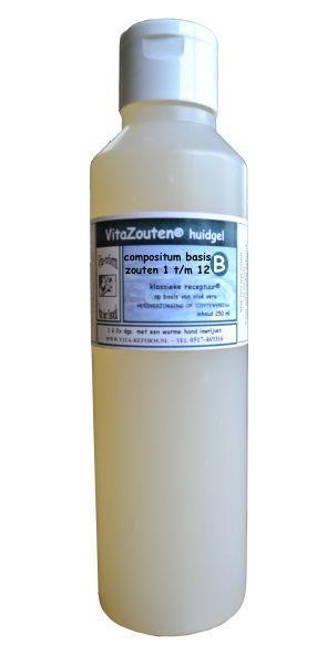 VitaZouten compositum basis 1t/m12 huidgel (250 ml)